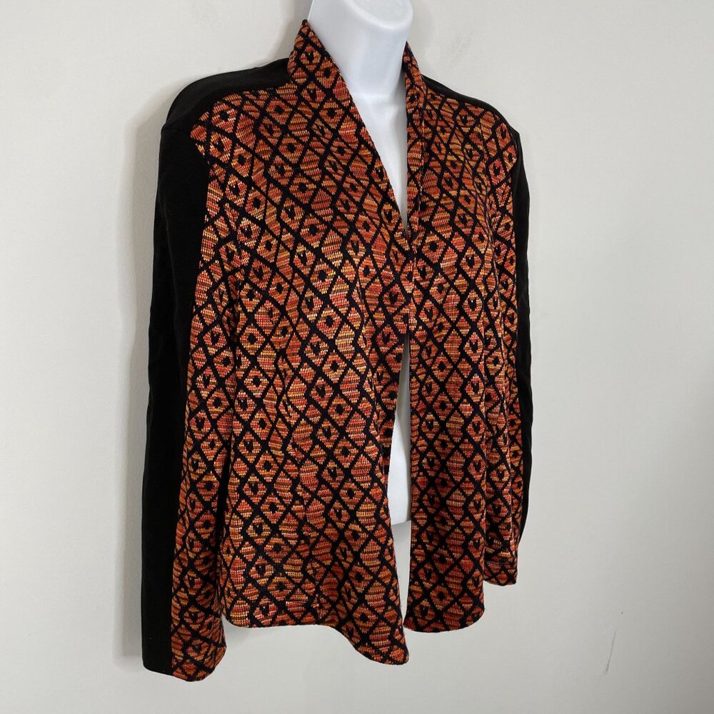 Ruby Rd Womens Open Front Jacket PXL Multicolor S… - image 5